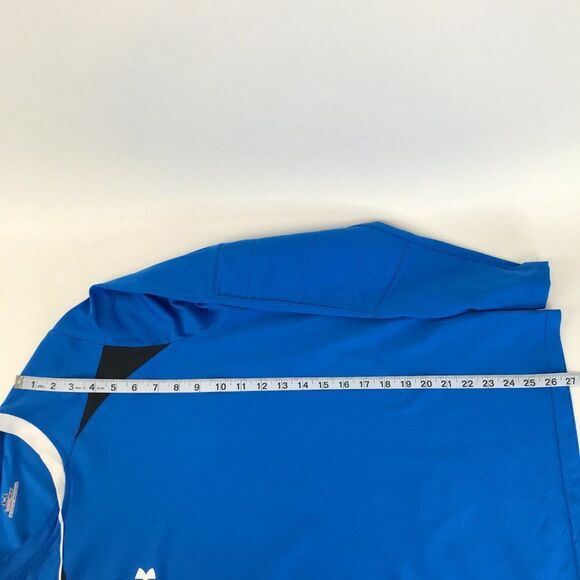 Under Armour MPZ 1 Long Sleeve Shirt Men's Small Padded Elbow Heat Gear Blue - Picture 8 of 12